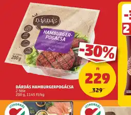 PENNY Dárdás Hamburgerpogácsa ajánlat