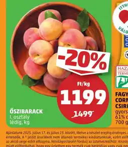 PENNY Őszibarack ajánlat