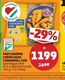 PENNY Fagylakoma Cornflakes Csirkemell Csík ajánlat
