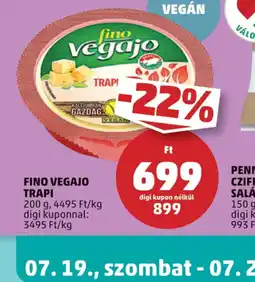 PENNY Fino Vegajo Trapi ajánlat