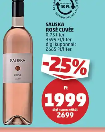 PENNY Sauska Rosé Cuvée ajánlat