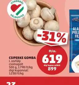 PENNY Csiperke Gomba ajánlat