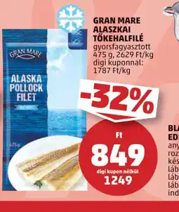 PENNY Gran Mare Alaszka Tőkehalfilé ajánlat