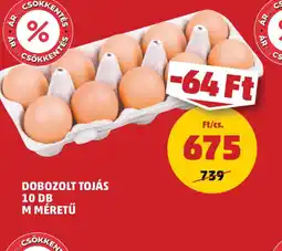 PENNY Dobozolt tojás ajánlat