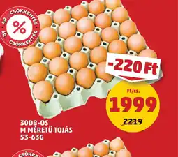 PENNY 30DB-OS M Méretű Tojás ajánlat