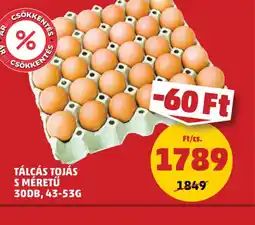 PENNY Tálcás tojás ajánlat