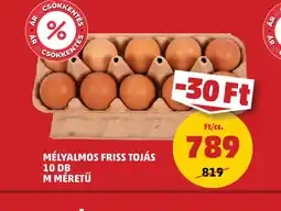 PENNY Mélyalmos Friss Tojás ajánlat