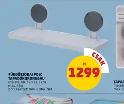 PENNY Fürdőszobai polc tapadkoronggal ajánlat