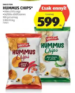 ALDI Snack Fun Hummus Chips ajánlat