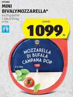 ALDI Cucina Mini bivalymozzarella ajánlat