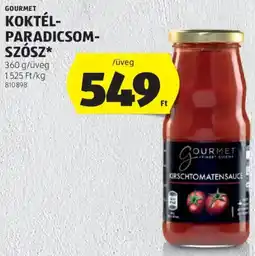 ALDI Gourmet koktél- paradicsom- szósz ajánlat