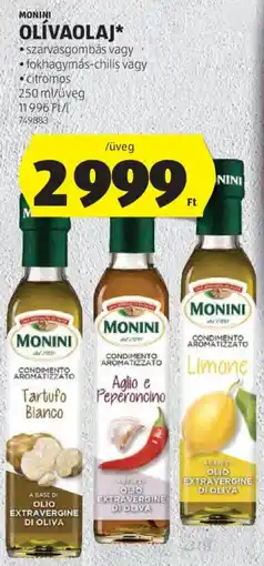 ALDI Monini olívaolaj ajánlat