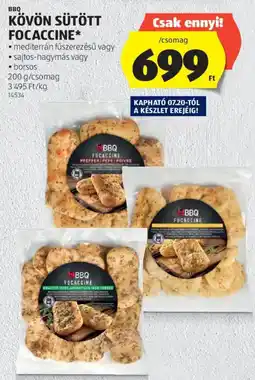 ALDI BBQ Focaccine pfeffer / pepe / poivre ajánlat
