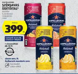 ALDI San Pellegrino szénsavas üdítőital ajánlat