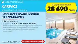 ALDI Lengyelország Karpacz Hotel Sofra Health Institute ajánlat