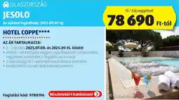 ALDI Olaszország Jesolo Hotel Coppe ajánlat