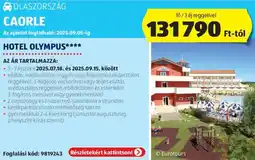 ALDI Olaszország Caorle Hotel Olympus ajánlat