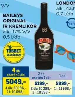 Metro Baileys Original ír krémlikőr ajánlat