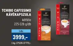 Metro Tchibo Cafissimo kávékapszula ajánlat