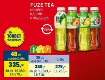 Metro Fuze tea ajánlat