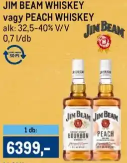 Metro Jim Beam Whiskey, Peach Whiskey ajánlat