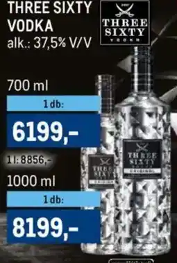 Metro Three Sixty Vodka ajánlat