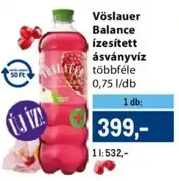 Metro Vöslauer Balance ízesített ásványvíz ajánlat