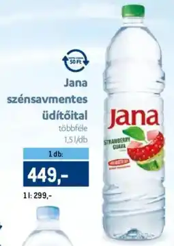 Metro Jana szénsavmentes üdítőital ajánlat