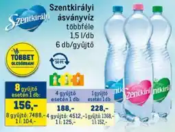 Metro Szentkirályi ásványvíz ajánlat