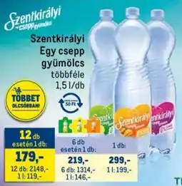 Metro Szentkirályi Egy csepp gyümölcs ajánlat