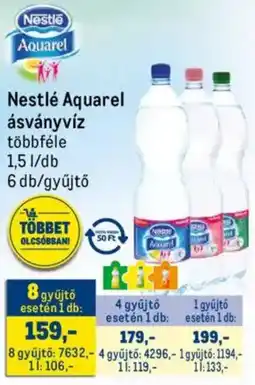Metro Nestlé Aquarel ásványvíz ajánlat