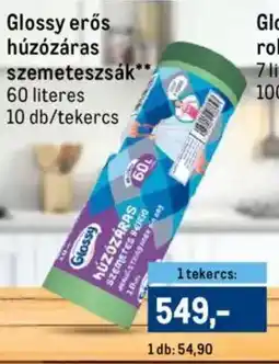 Metro Glossy erős húzózáras szemeteszsák ajánlat