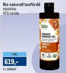 Metro Bio naturell tusfürdő ajánlat