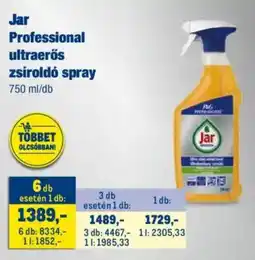 Metro Jar Professional ultraerős zsíroldó spray ajánlat