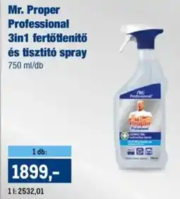 Metro Mr. Proper Professional 3in1 fertőtlenítő és tisztító spray ajánlat