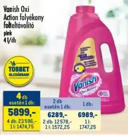 Metro Vanish Oxi Action folyékony folteltávolító ajánlat