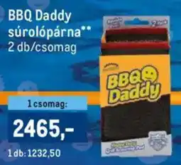 Metro BBQ Daddy súrolópárna ajánlat