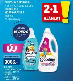 Metro Coccolino mosógél / Coccolino mosókapszula ajánlat