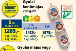 Metro Gyulai kenőmájas ajánlat