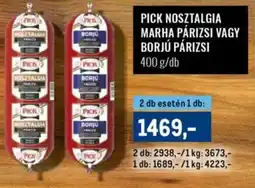 Metro Pick nosztalgia marha párizsi / borjú párizsi ajánlat