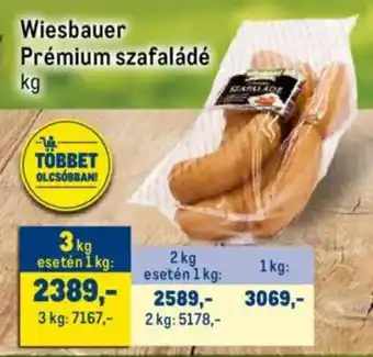 Metro Wiesbauer Prémium szafaládé ajánlat