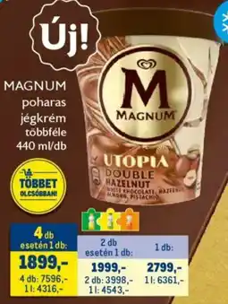 Metro MAGNUM poharas jégkrém ajánlat