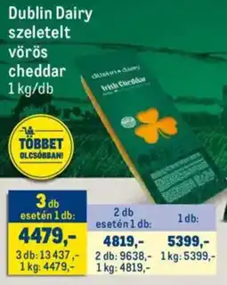 Metro Dublin Dairy szeletelt vörös cheddar ajánlat