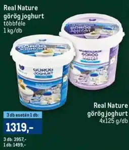 Metro Real Nature görög joghurt ajánlat