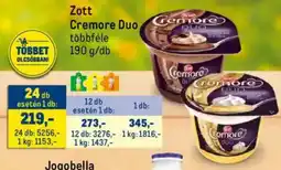 Metro Zott Cremore Duo ajánlat