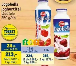 Metro Jogobella joghurtital ajánlat