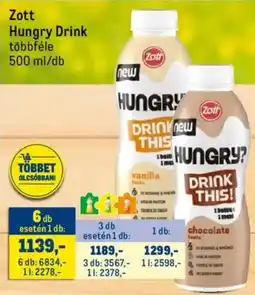Metro Zott Hungry Drink ajánlat