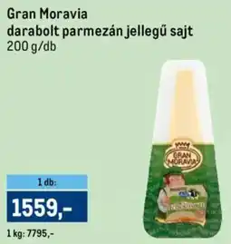Metro Gran Moravia darabolt parmezán jellegű sajt ajánlat