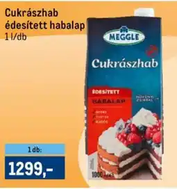 Metro Cukrászhab édesített habalap ajánlat