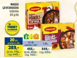 Metro Maggi leveskocka ajánlat